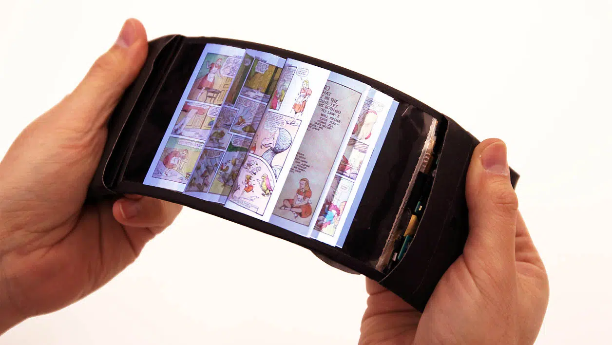 Téléphone portable à écran flexible